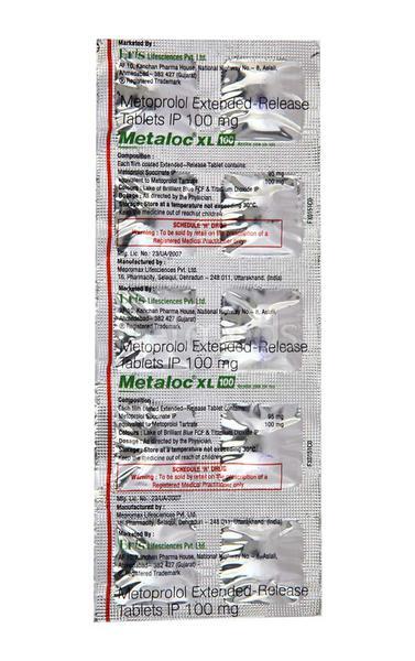Metaloc XL 100mg Tablet 10'S