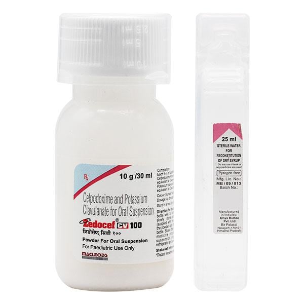ZEDOCEF CV 100 Oral Suspension 30ml