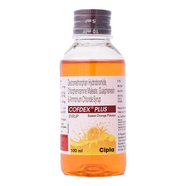 COFDEX PLUS Sweet Orange Flavour Syrup 100ml
