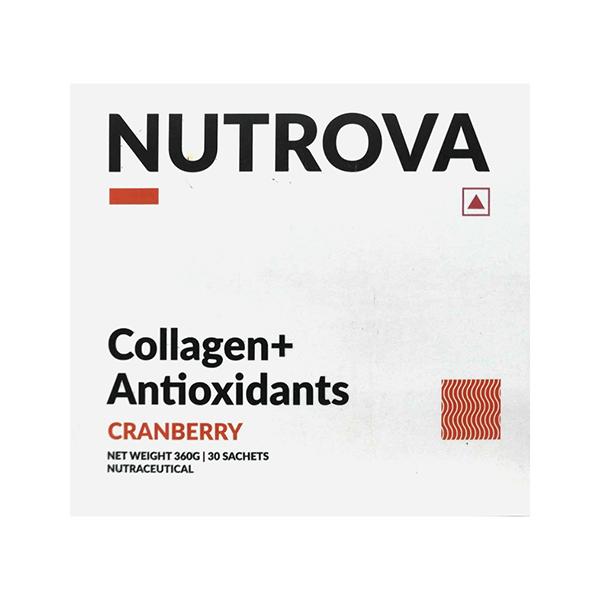 NUTROVA COLLAGEN + ANTIOXIDANTS CRANBERRY Sachet 30's