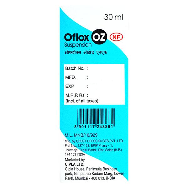 OFLOX OZ NF Suspension 30ml