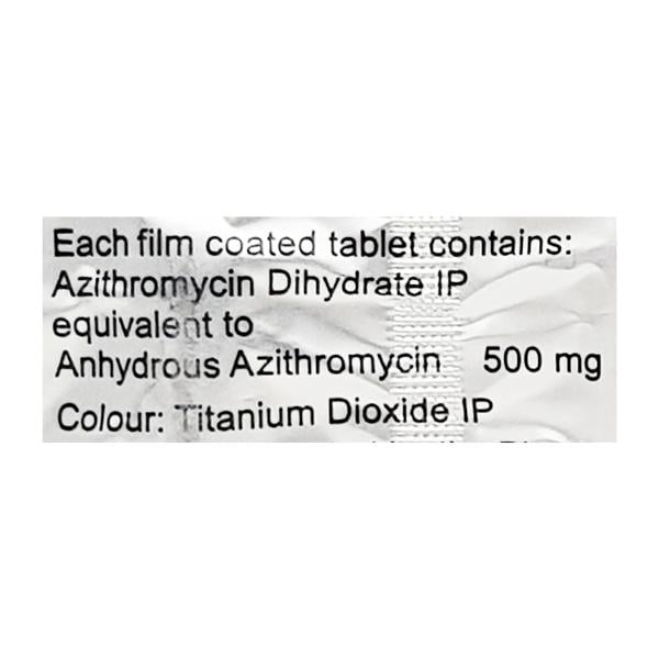 Zithrox 500mg Tablet 5'S
