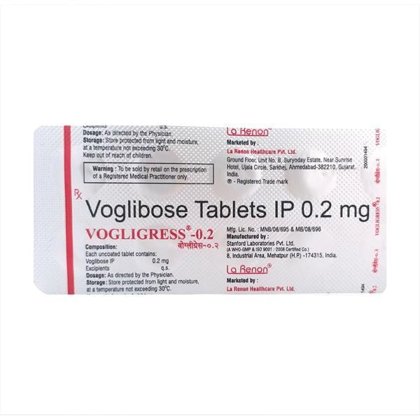 Vogligress 0.2mg Tablet 10'S