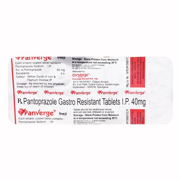 PANVERGE 40mg Tablet 10's