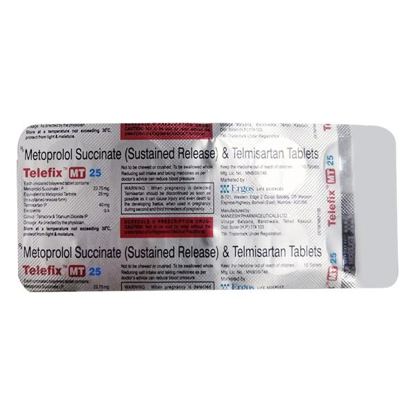 TELEFIX MT 25 Tablet 10's