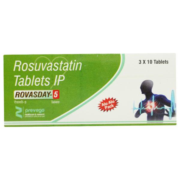 ROVASDAY 5 Tablet 10's