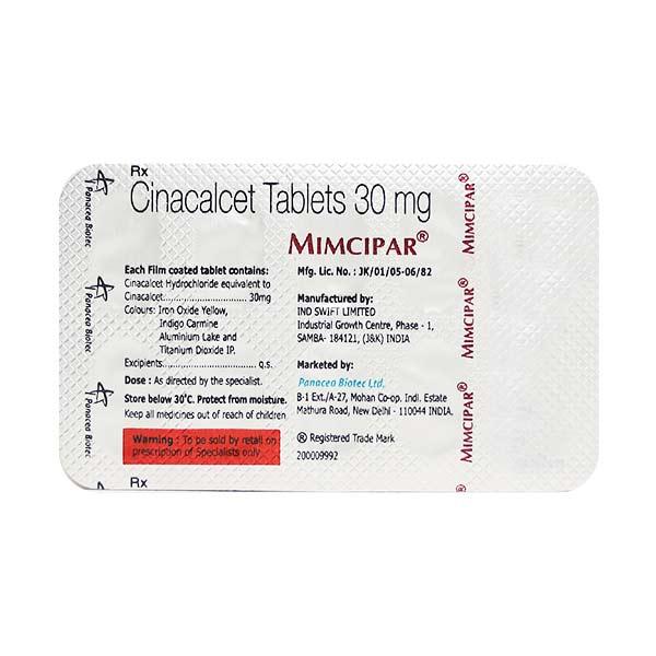 Mimcipar 30mg Tablet 10'S