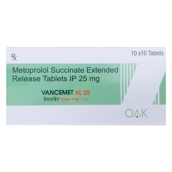 VANCEMET XL 25 Tablet 10's