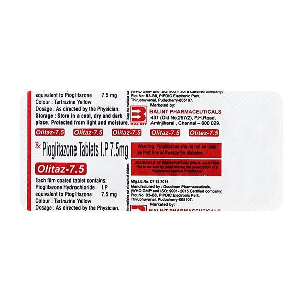 Olitaz 7.5Mg Tablet 10's