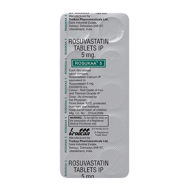 Rosukaa 5mg Tablet 10'S
