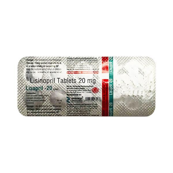 LISUPRIL 20 Tablet 10's