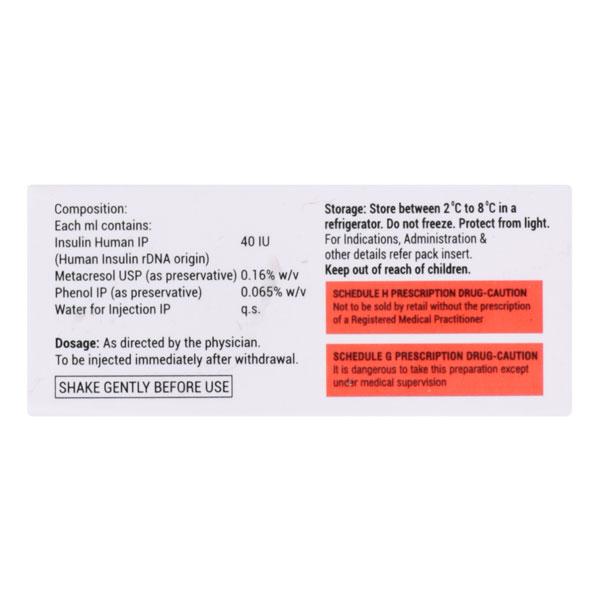 XSULIN N 40iu Injection 10ml
