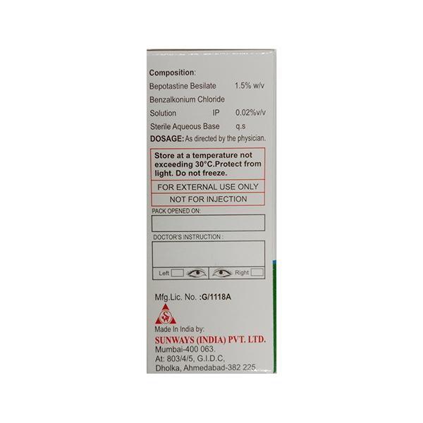 BOTAS 1.5% Ophthalmic Solution 5ml