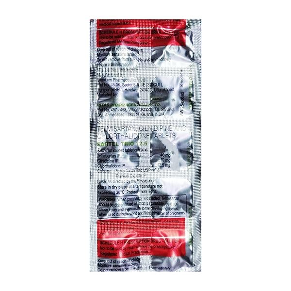 SARTEL TRIO 12.5 Tablet 10's