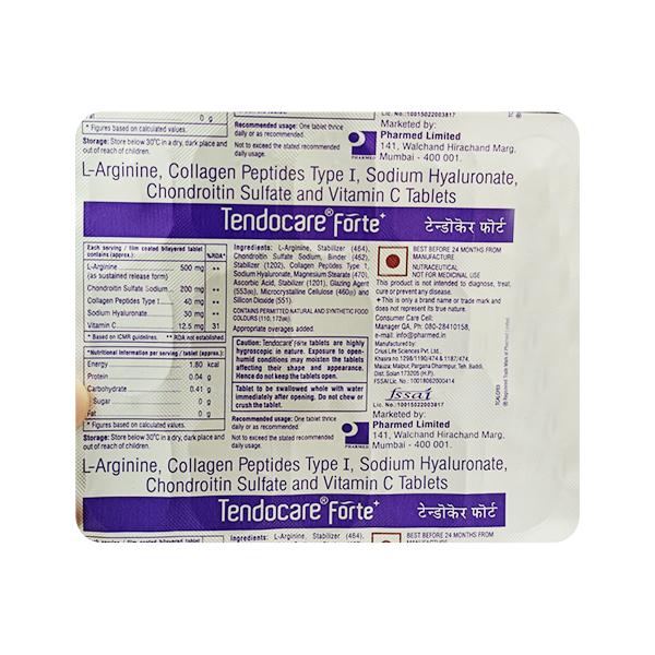 Tendocare Forte Tablet 15'S