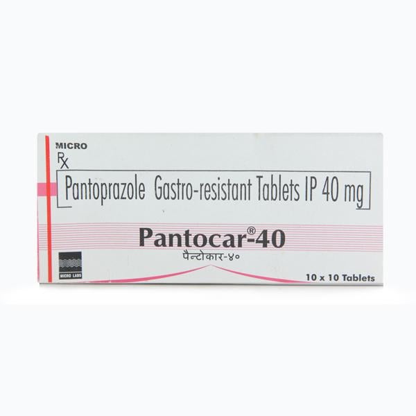 Pantocar 40mg Tablet 10'S