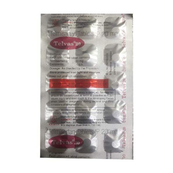 TELVAS 20 Tablet 15's