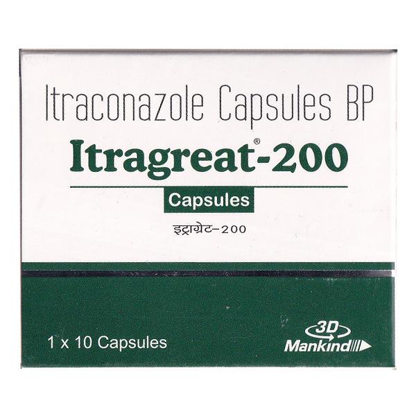 ITRAGREAT 200mg Capsule 10's