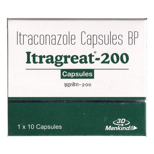 ITRAGREAT 200mg Capsule 10's