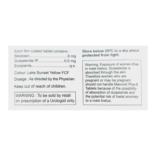 Maxvoid Plus 8 Tablet 15'S