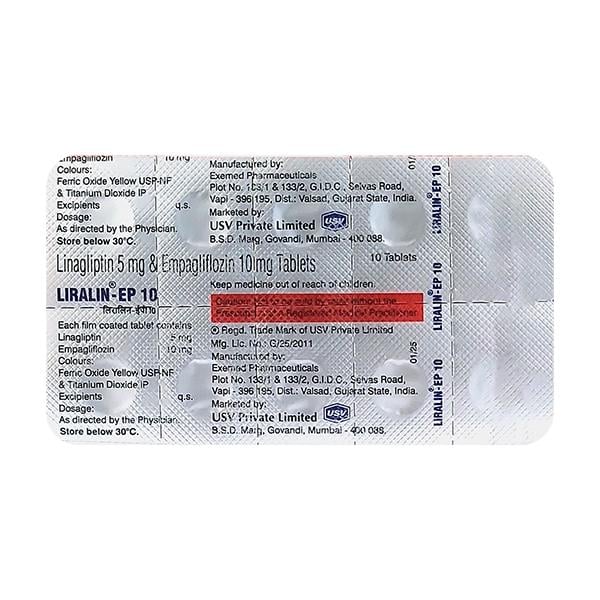 LIRALIN EP 10mg Tablet 10's