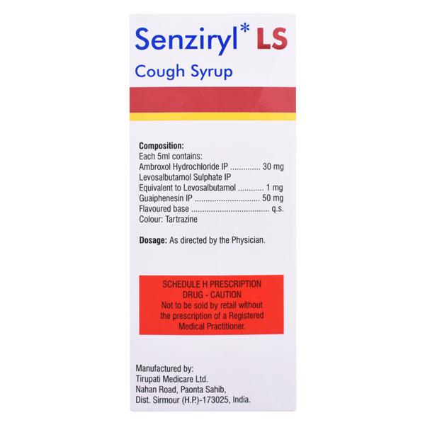 SENZIRY LS Mixed Fruit Flavour Cough Syrup 100ml