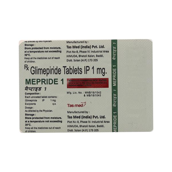 MEPRIDE 1 Tablet 15's