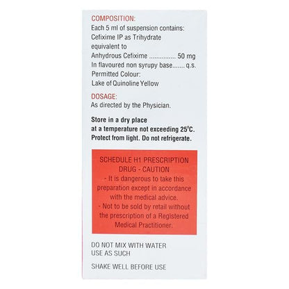 Zifi 50 Readymix Oral Suspension 50ml