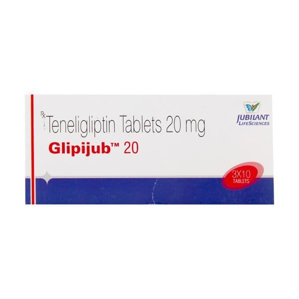 Glipijub 20mg Tablet 10'S