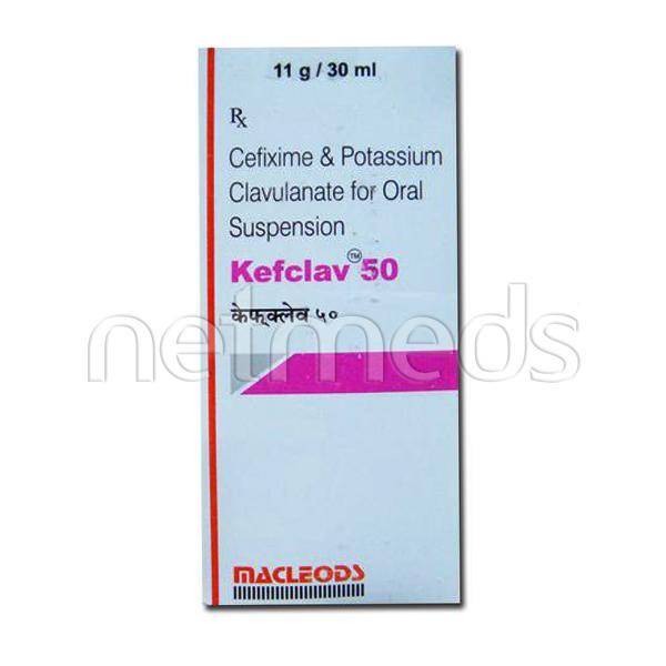 Kefclav 50mg Suspension 30ml