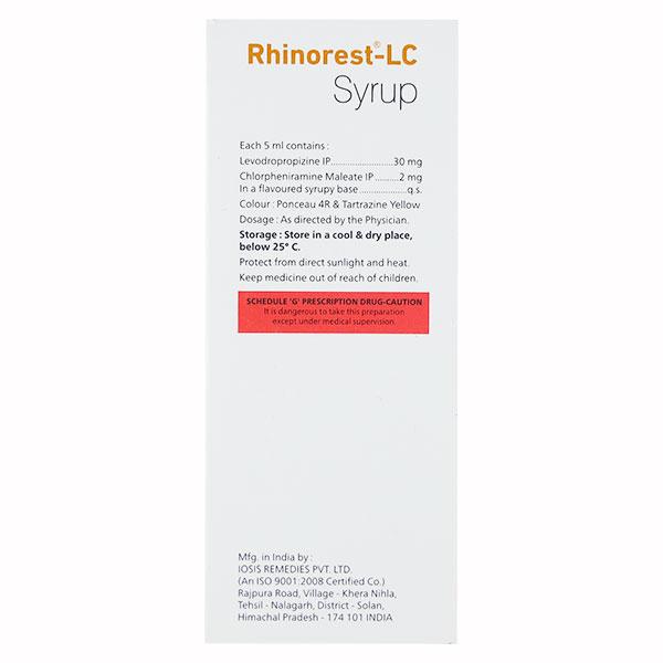 RHINOREST LC Syrup 100ml