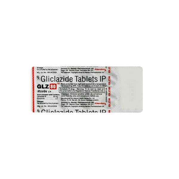 GLZ 80mg Tablet 10'S
