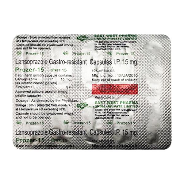 Prozer 15mg Capsule 10'S
