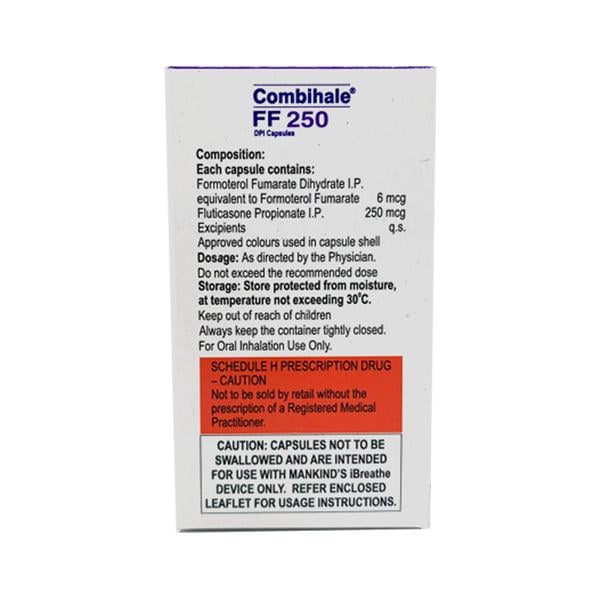 COMBIHALE FF 250 DPI Capsule 30's