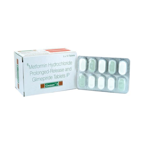 GEMER 3mg Tablet 10's