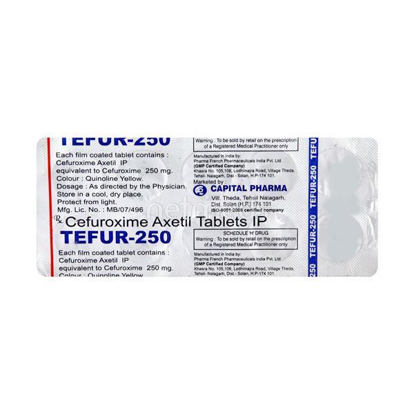 Tefur 250mg Tablet 10'S