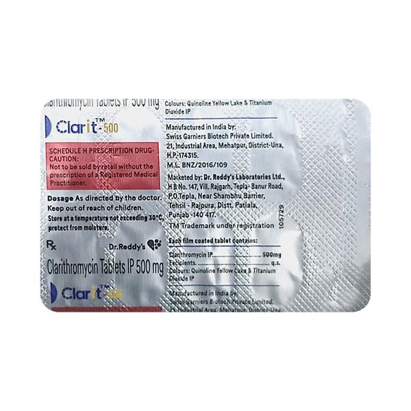 CLARIT 500 Tablet 10's