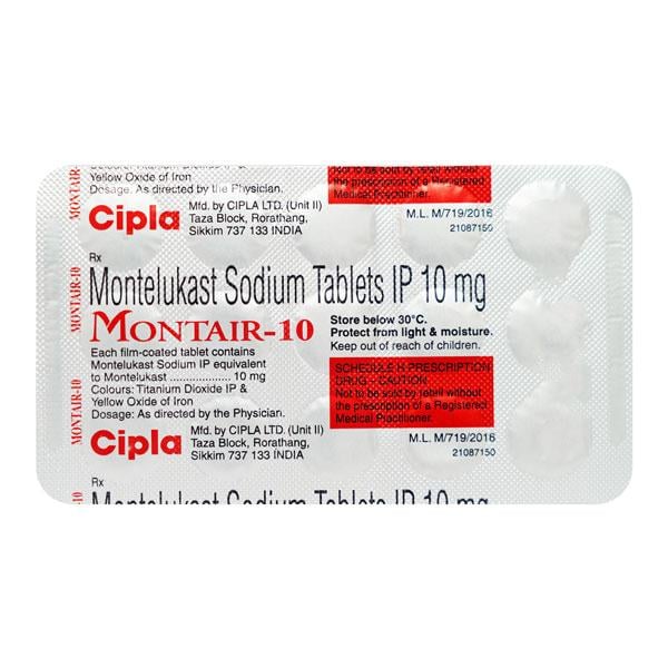 Montair 10mg Tablet 15'S