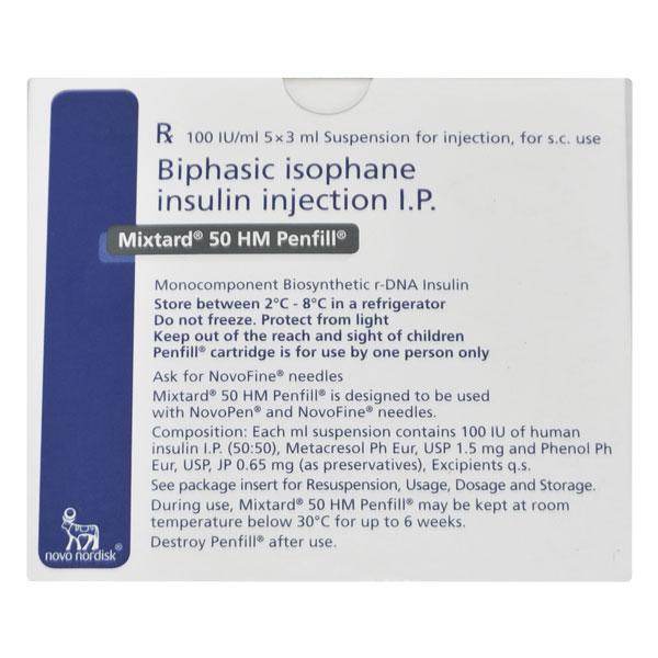 Wosulin New 50/50 100IU Cartridge 3X3ml