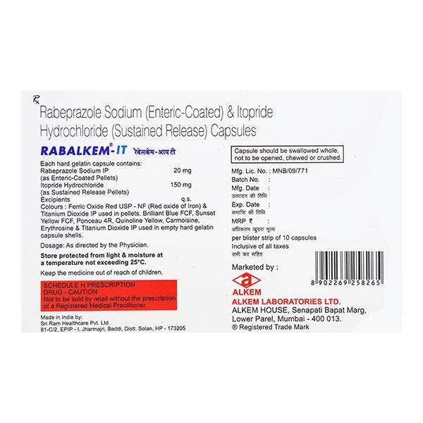 Rabalkem IT Capsule 10'S