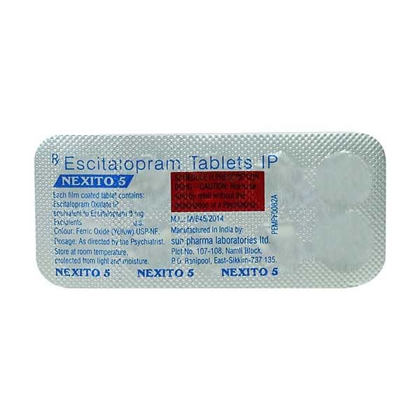 Nexito 5mg Tablet 10'S