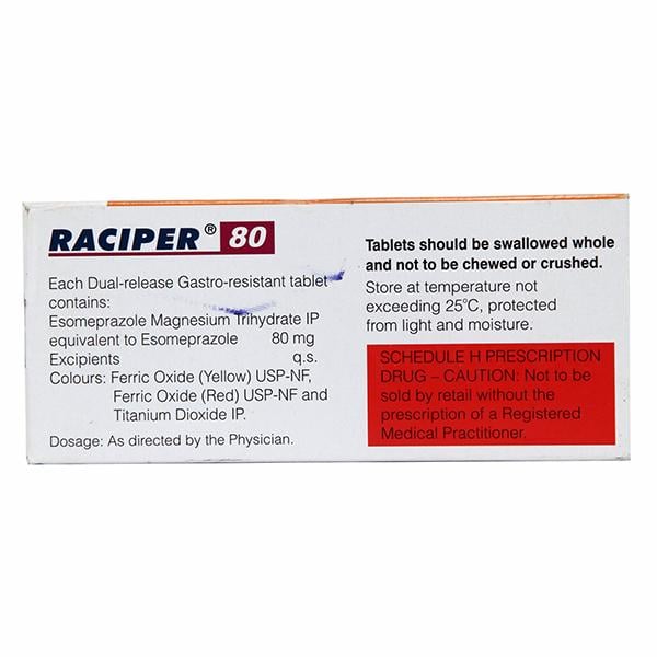 RACIPER 80 Tablet 10's