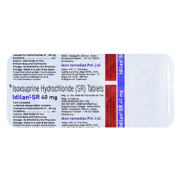IDILAN SR 40mg Tablet 10's