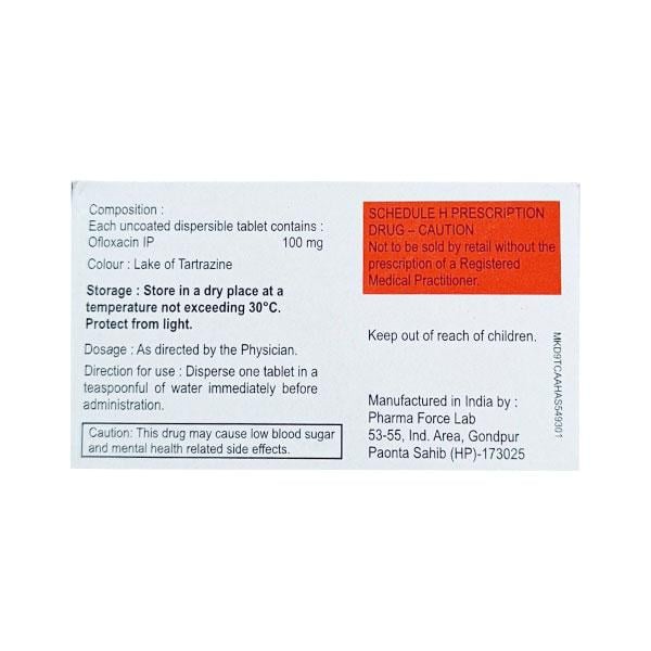 Zenflox DT 100mg Tablet 10'S