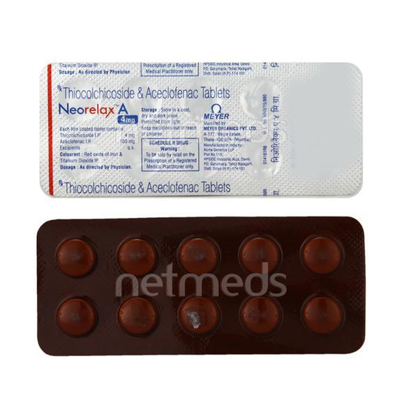 Neorelax A 4mg Tablet 10'S