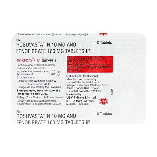 Roseday F 10mg Tablet 10'S
