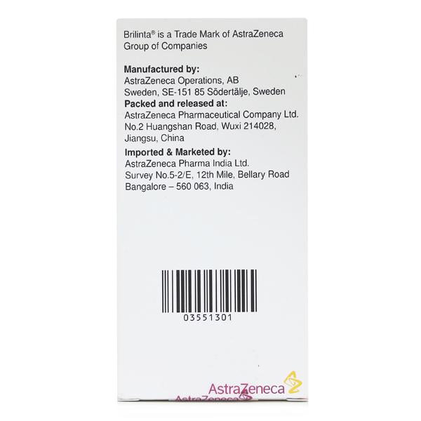 BRILINTA 90mg Tablet 180's