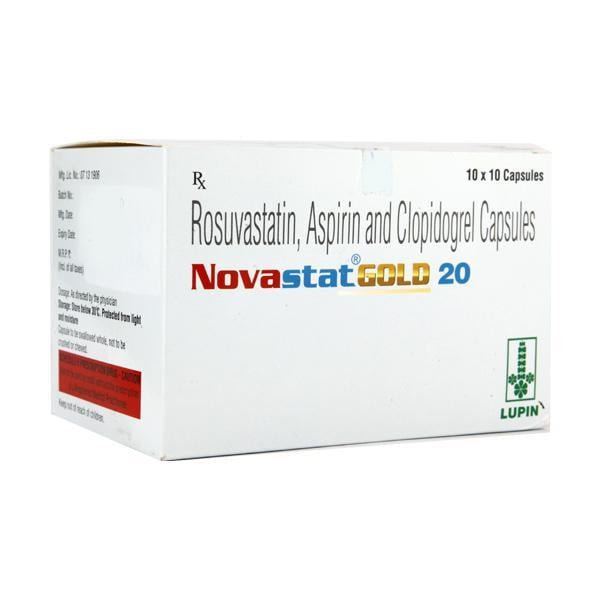 Novastat Gold 20mg Capsule 10'S