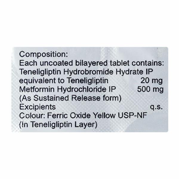 INCRETEN M 500mg Tablet 15's