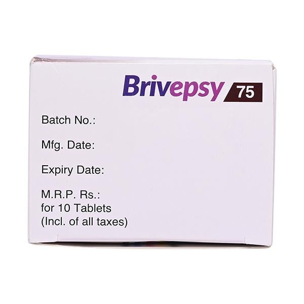 BRIVEPSY 75 Tablet 14's